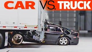 CAR VS TRUCK - Rear Underride Crash Test