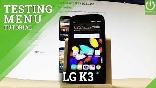 Testing Menu LG K3 4G LS450 - Test Mode / Specification / Battery Info