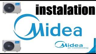 Midea split AC Installation Guide | Midea Hindi | uae abu dhabi maroor near akhter market