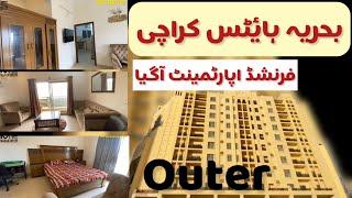 Bahria Heights Outer Furnished Apartment Available For Rent | Bahria Town Karachi | Bahria Apartment