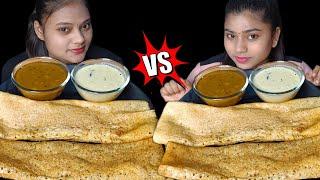 Masala Dosa Eating Challenge | South Indian Food | Sambhar | Food Challenge