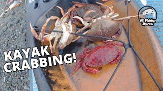 Kayak CRABBING  Pacific Northwest Crabbing