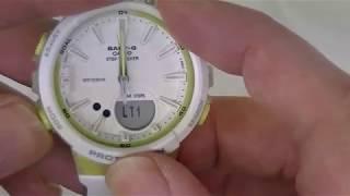 How to set the time on a Casio Baby-G BGS-100 watch
