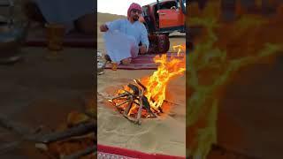 Bonfire party in desert - #shorts #luxury #Trending #amazing