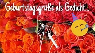 Geburtstagsgrüße 7 - Gedicht für dich als kleines Geschenk #poetry