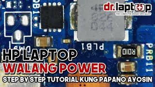 HP Laptop No Power Repair (Tagalog)