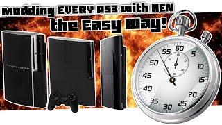 Modding EVERY PS3 with HEN the Easy Way! // FW 4.91 // Modding Made Easy!