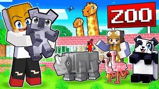 I BUILT a ANIMAL ZOO in MINECRAFT!  ( Tagalog )