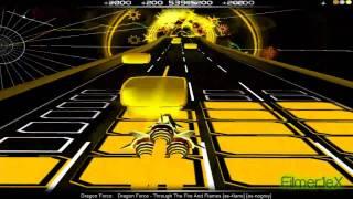 DragonForce - Through The Fire And Flames | AudioSurf  "Guitar Hero mode"