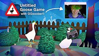 UNTITLED GOOSE GAME with GOOBER | TrashMango