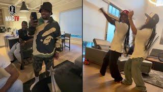 Bow Wow & Jermaine Dupri Spend Fathers Day With Their Daughters & Dancing Takes Over! 