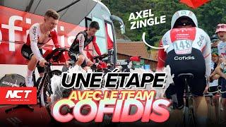 Une étape du Tour avec le @TeamCofidisCycling !