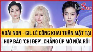 Xoài Non - Gil Lê công khai thân mật tại họp báo 'Chị Đẹp', chẳng úp mở nữa rồi | TIN GIẢI TRÍ