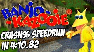 [N64] Banjo-Kazooie Crash% World Record Speedrun in 4:10.82