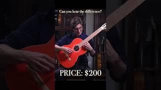 Comparing different priced guitars  (PART I)