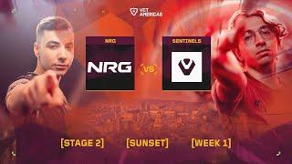 NRG vs Sentinels - VCT Americas Stage 2 - W1D1 - Map 2