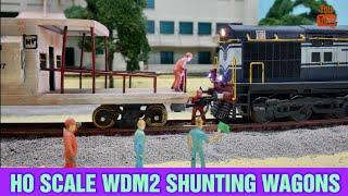 WDM2 INDIAN RAILWAYS HO SCALE  LOCO SHUNTING WAGONS | PRECISION MODEL WORKS INDIAN MODEL TRAIN