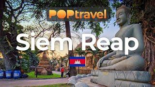 SIEM REAP, Cambodia  - Evening City Tour - 4K 60fps