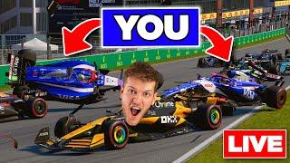 F1 24 Open Races & 100% Qatar Grand Prix Vs Viewers! | LIVE 