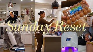 SUNDAY RESET ROUTINE| Self Care Motivation + Planning & Refreshing my Space + Grocery Haul & More!