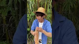 Is this a fishnet It's a bit of a loss for such a big brick| Chinese Mountain Forest Life and Food