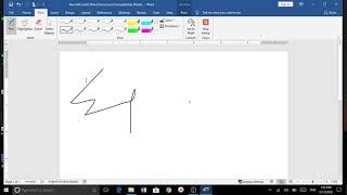 How to Enable pen/draw tab|How to draw in MS WORD