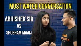 Abhishek Sir VS Shubham Ma'am | Hilarious Conversation | Must Watch | Glimpse Of Vedantu