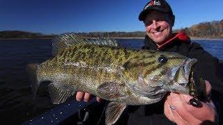 Catch Late Fall Smallmouth Bass on Rivers