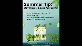  Summer Tip: Hydrate to Protect Your Joints | Dr. Naseem Arshad, Rheumatologist