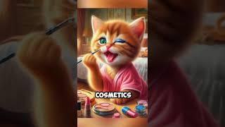 Kitty kitten cute makeup#aicat#ai#cute#catlover#cutecat #cute #aicat#cat #cute #kitten