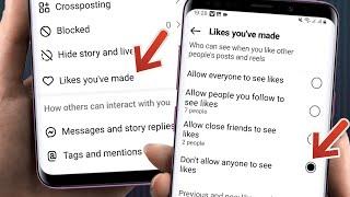 How to Hide Likes You’ve Made on Instagram Reels and Posts 2025