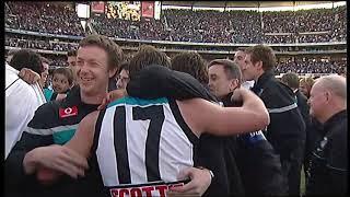 2004 AFL Grand Final post match Port Adelaide VS Brisbane Lions Warren Tredrea