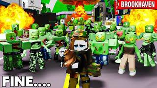 LA FINE DELL'APOCALISSE ZOMBIE SU BROOKHAVEN ROBLOX!