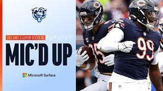 Cole Kmet and Gervon Dexter Sr. | Mic'd Up | Chicago Bears