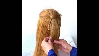 Leave Like Hairstyle #girlshairstyles #hairstyles #braids #easyhairstyles #hairtutorial