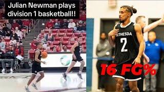 Julian Newman Almost Got KICKED Out Of College..