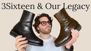 Our legacy Camions VS 3Sixteen Square Toe Side Zip | What one is best for you?