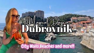 DUBROVNIK CROATIA VLOG 2024 | 3 Days Exploring the Old Town, City Walls and Beautiful Beaches!