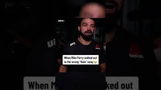 This Mike Perry walkout 