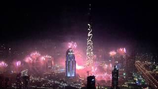 Dubai New Year's Fireworks 2015 HD 1080p