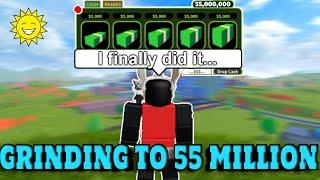 Gridning to 55 MIllion in Jailbreak (Roblox Jailbreak)