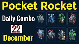 Pocket Rocket daily combo today 22th december pocket rocket today combo card 22 dec easy science NTU