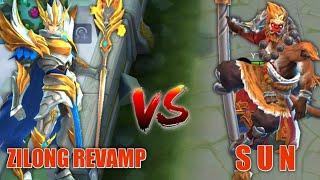 ZILONG REVAMP vs SUN - MOBILE LEGENDS TRY