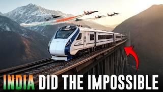 How India Constructed This Impossible Railways in Himalayas? #usbrl