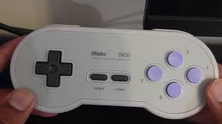 8bitDo Sn30 gamepad review (retro style bluetooth controller)