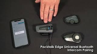 Packtalk Edge Universal Bluetooth Intercom Pairing