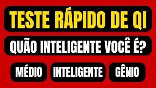 Teste de QI Apenas para Gênios - Quão inteligente você é?