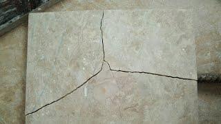 How to easily repair Italian marble cracks and hole must match,