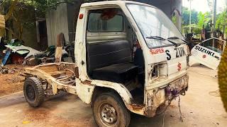 Fully Restore Damaged Old Suzuki Super Carry Truck 1.0 MT 1980s // Restoration SUZUKI Full TimeLapse