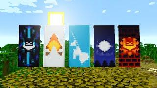 5 красивых флагов в minecraft